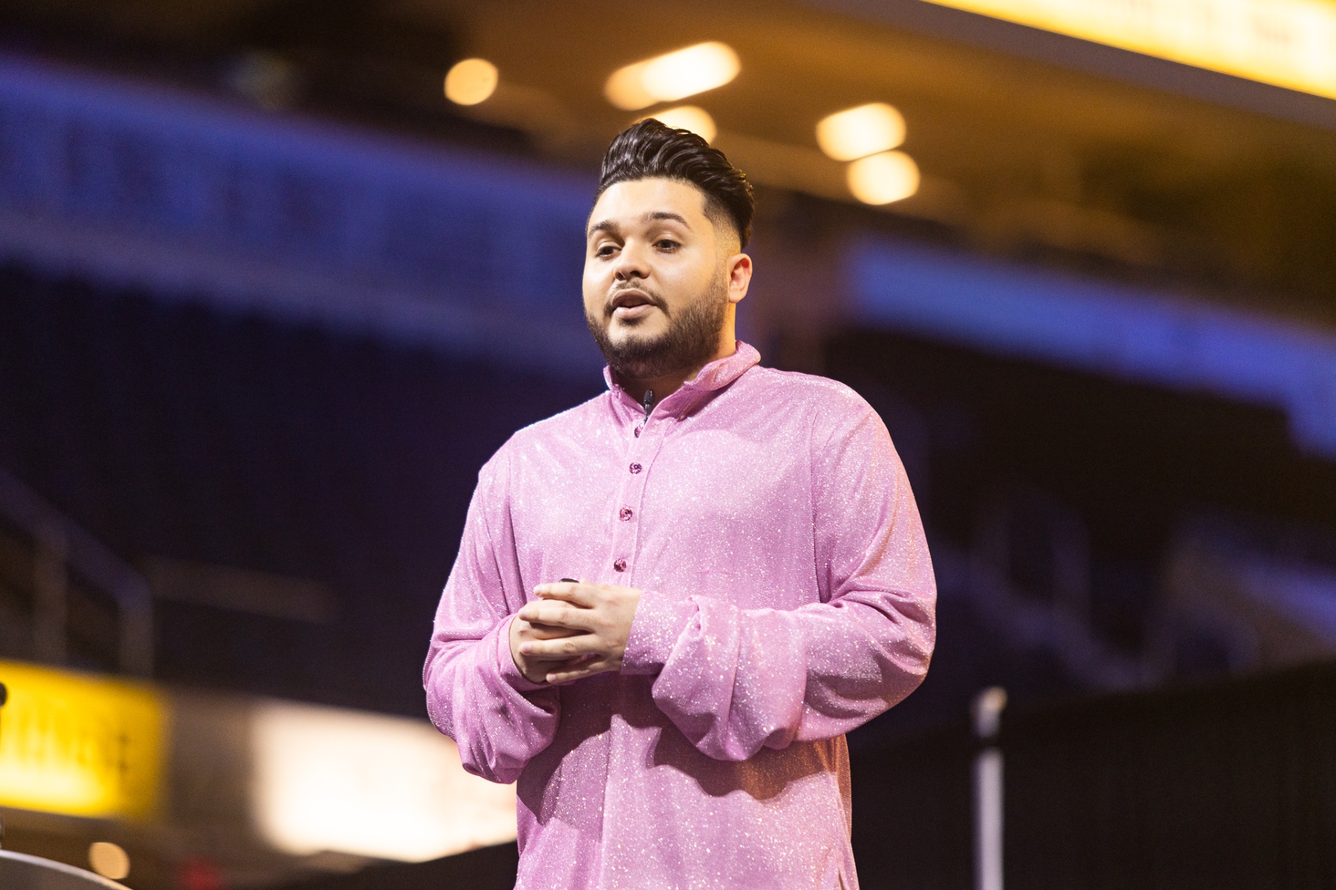 NBA All-Star Pitch Competition — Indy entrepreneurs on stage